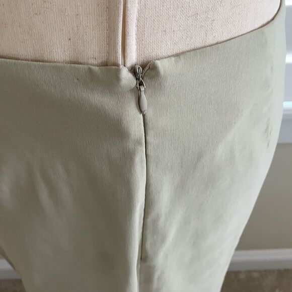 Sz 5/6 Esprit side slit pencil skirt khaki color - Picture 4 of 7